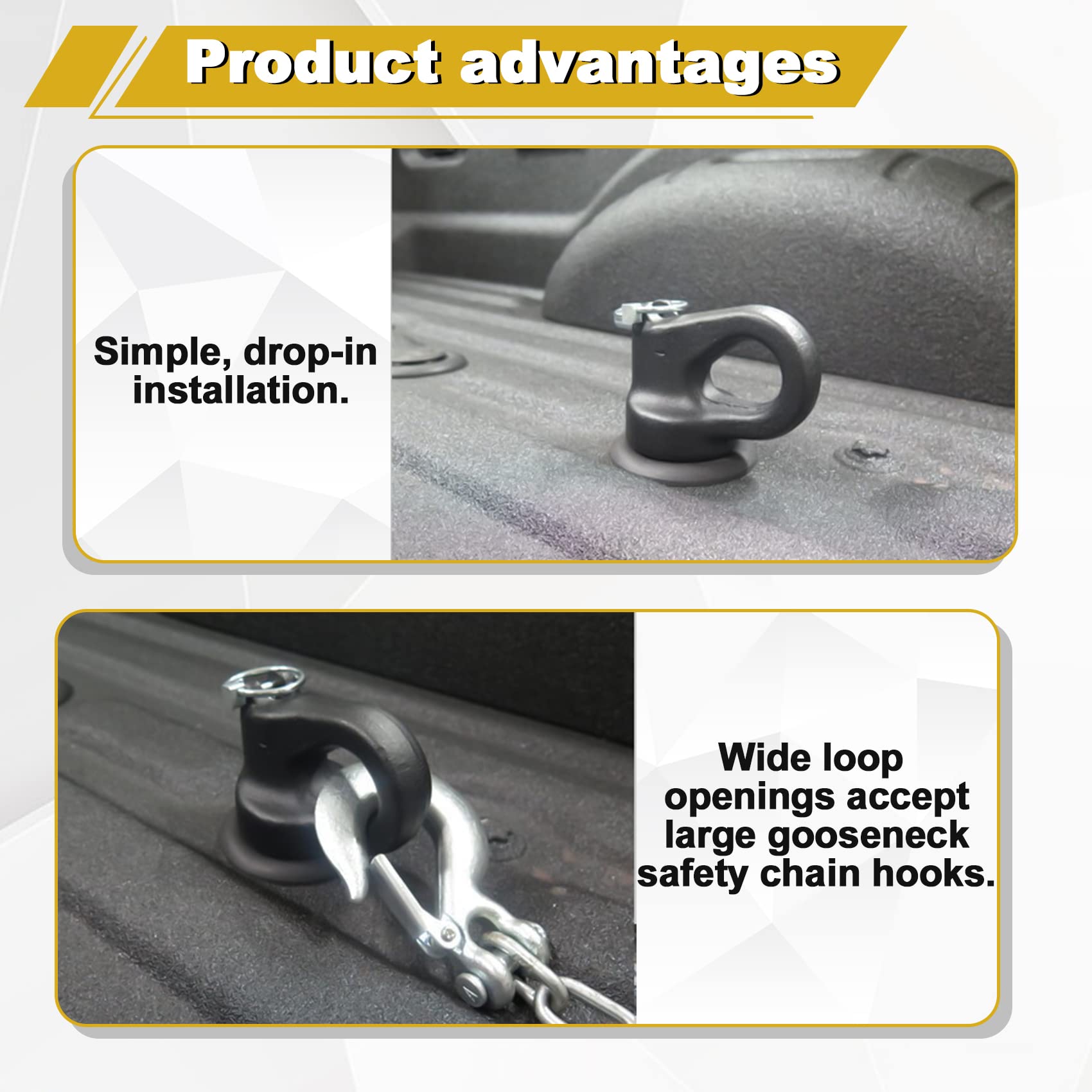 60639 Puck System Gooseneck Hitch Ball Kit - Compatible with 2013-2025 Ford F250/F350/F450, 2016-2025 Chevy Silverado, GMC Sierra & Nissan Titan XD - 38,000 lbs GTW/9,500 lbs VTW - 2-5/16