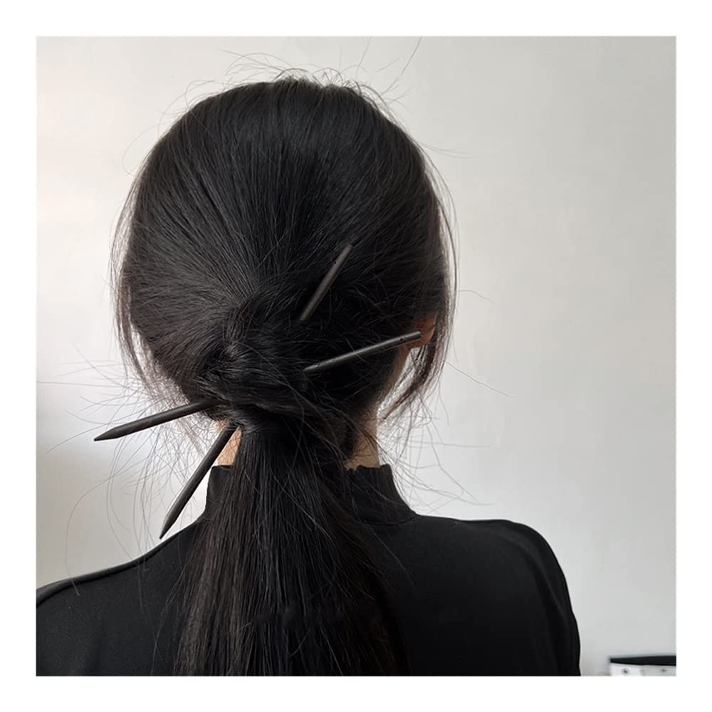 HIFFEY Ebony Wood Tassel Hairpin Chopsticks - Ancient Style Hair Stick for Women, Hair Ornament, Bun Hair Accessories - Perfect for Weddings, Cosplay & Vintage Hairstyles (Color: 12)