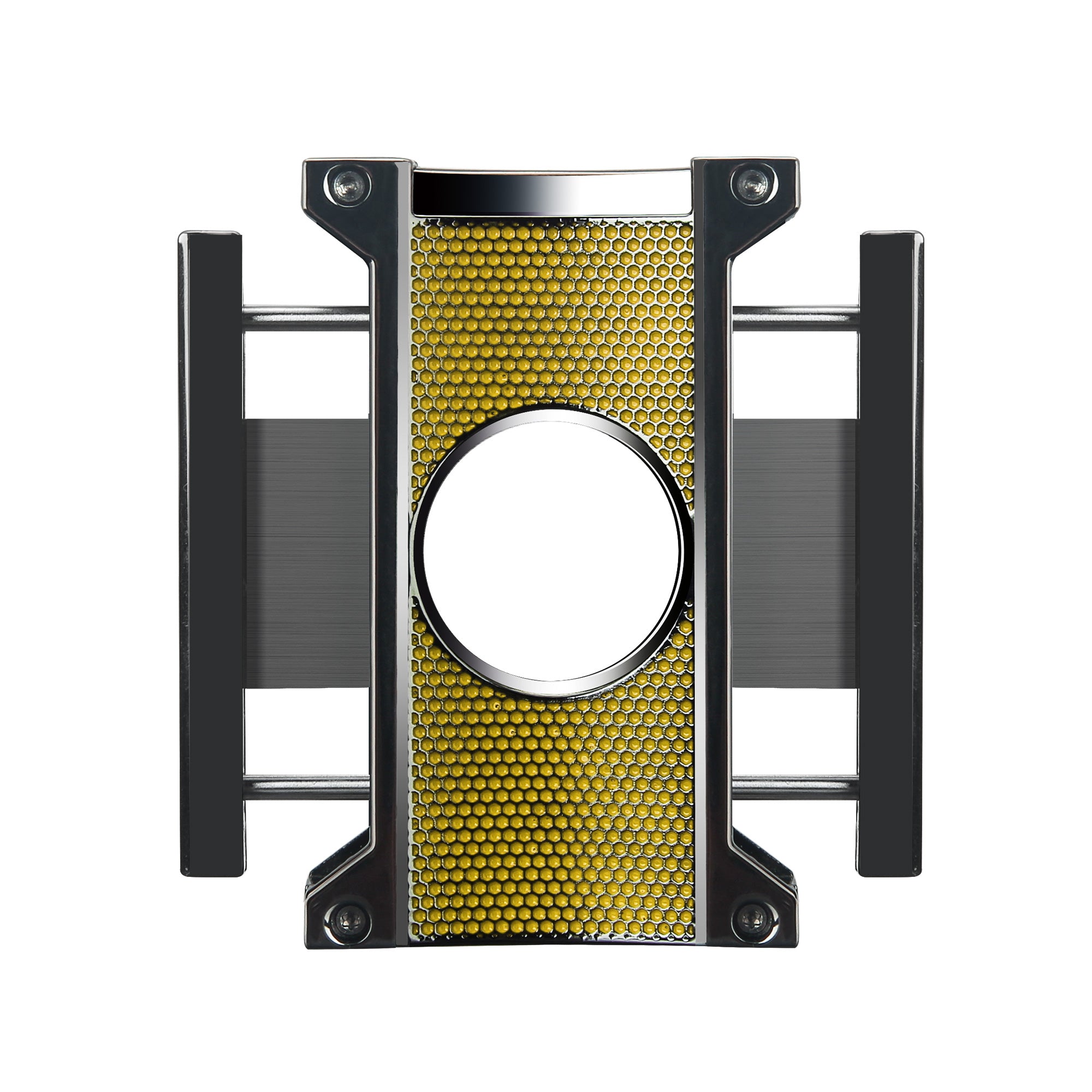 Premium Visol Ridge Cut Yellow Cigar Cutter - Sharp Stainless Steel Blade for Perfect Cuts - Ideal for Cigars, Cigarillos & Tobacco Accessories - Perfect for Gifts, Parties & Relaxation Moments