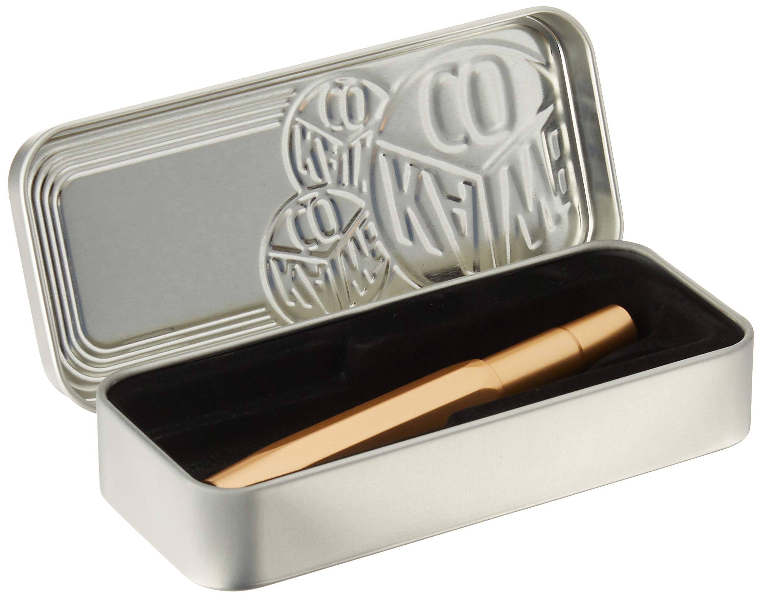 Kaweco Sport AL Fountain Pen Gold Edition - Extra Fine (EF) Nib - Premium Aluminum Writing Instrument for Journaling, Note Taking & Calligraphy