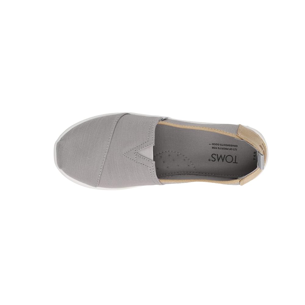 TOMS Toddler Girls Alpargata Slip-On Sneakers - Comfortable Casual Shoes for Toddlers | Perfect for Playtime, Preschool & Everyday Wear