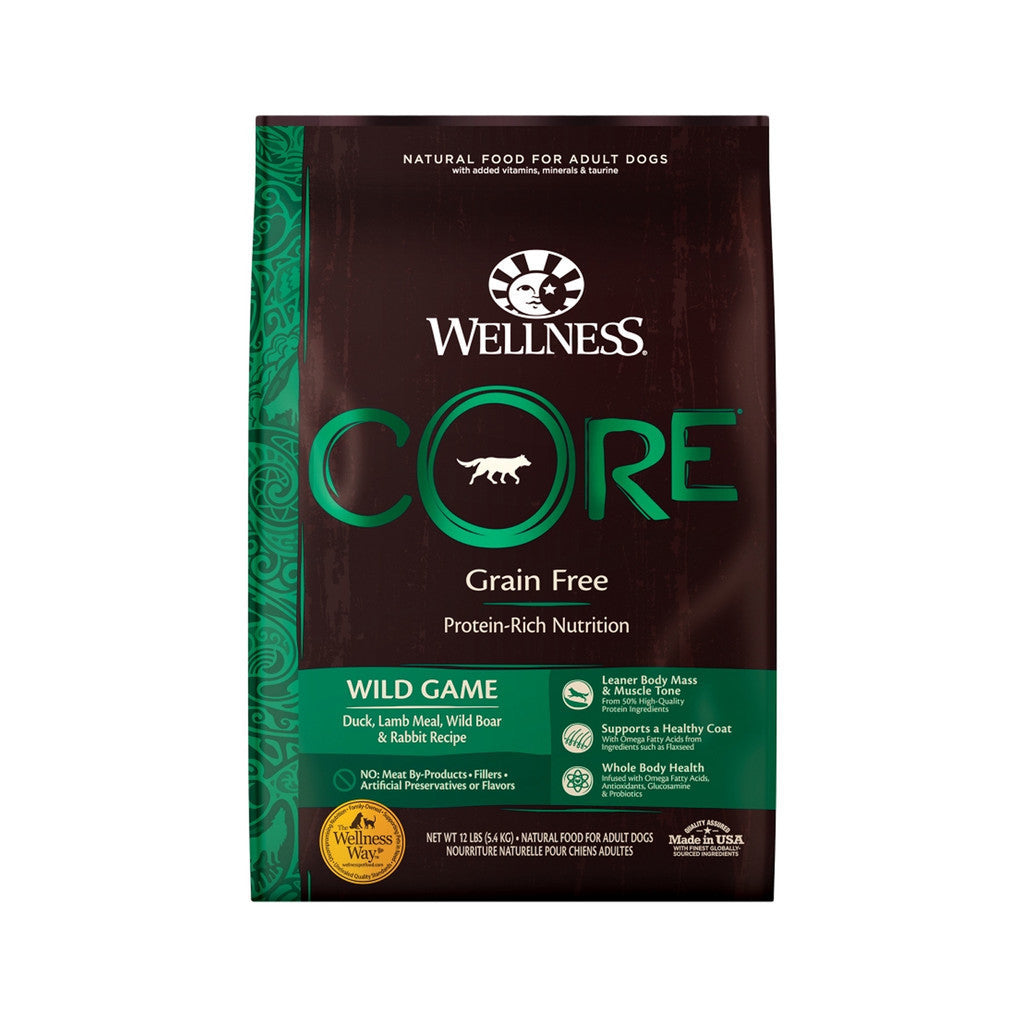 Wellness CORE Grain Free Dry Dog Food - High Protein Puppy Formula for Healthy Weight (4lb & 12lb) | Premium Nutrition for Growing Dogs - Perfect for Active Puppies & Small Breed Dogs