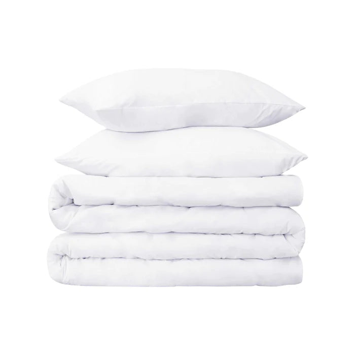 Premium 700 Thread Count Egyptian Cotton Duvet Cover Set with Pillow Shams - Soft Luxury Bedding for Hotel-Style Comfort - Perfect for Master Bedrooms, Guest Rooms & Airbnb Listings