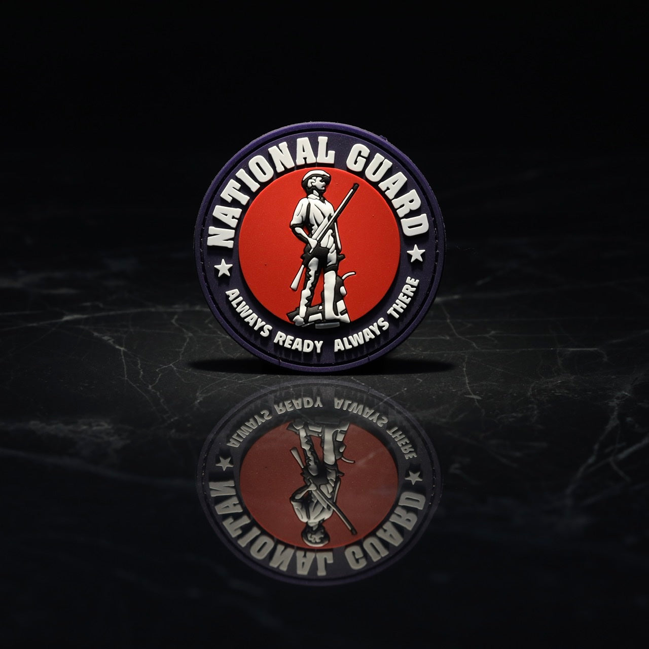 National Guard Velcro Patch - Military Morale Patch for Uniforms, Hats & Backpacks | Hook and Loop Fastener for Tactical Gear & Outdoor Use