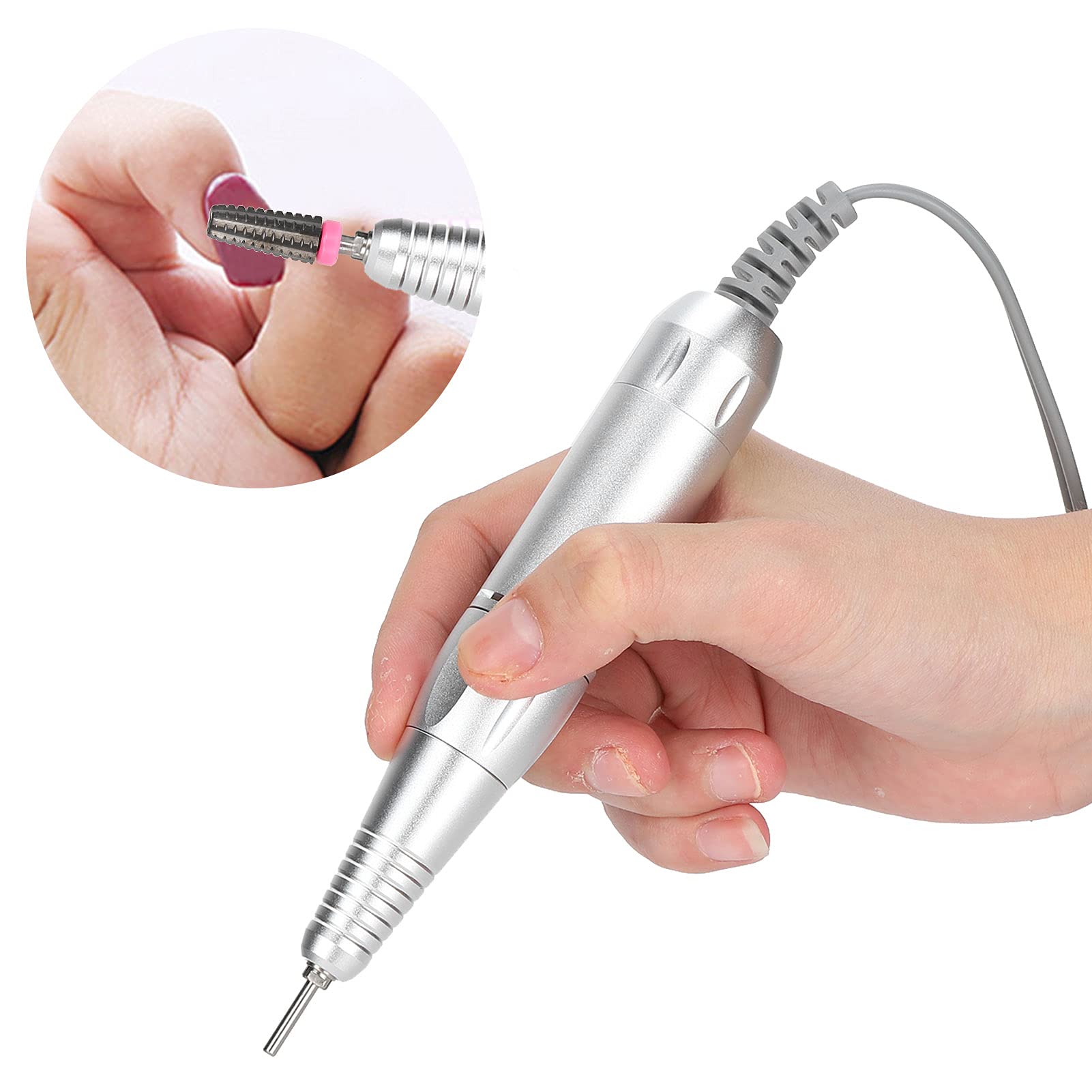 35000 RPM Electric Nail Drill Pen - Professional Manicure & Pedicure Tool for Home & Salon Use | Nail Art, Acrylics & Gel Polish Removal | Perfect for DIY Nail Care & Professional Nail Technicians