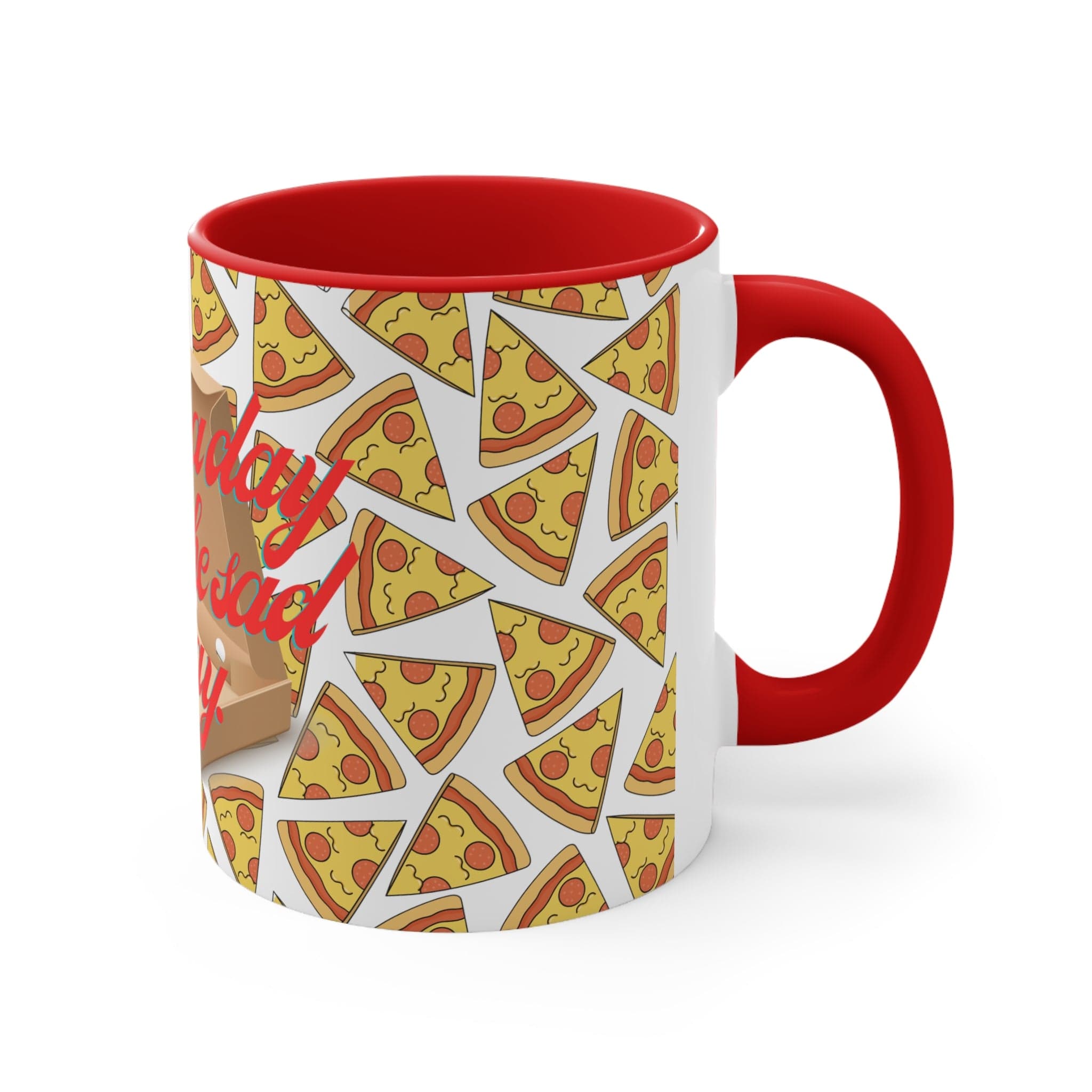 Premium Coffee Mug - 'A Slice A Day' Ceramic Cup for Coffee, Tea & Hot Drinks - Perfect for Home, Office & Gifts