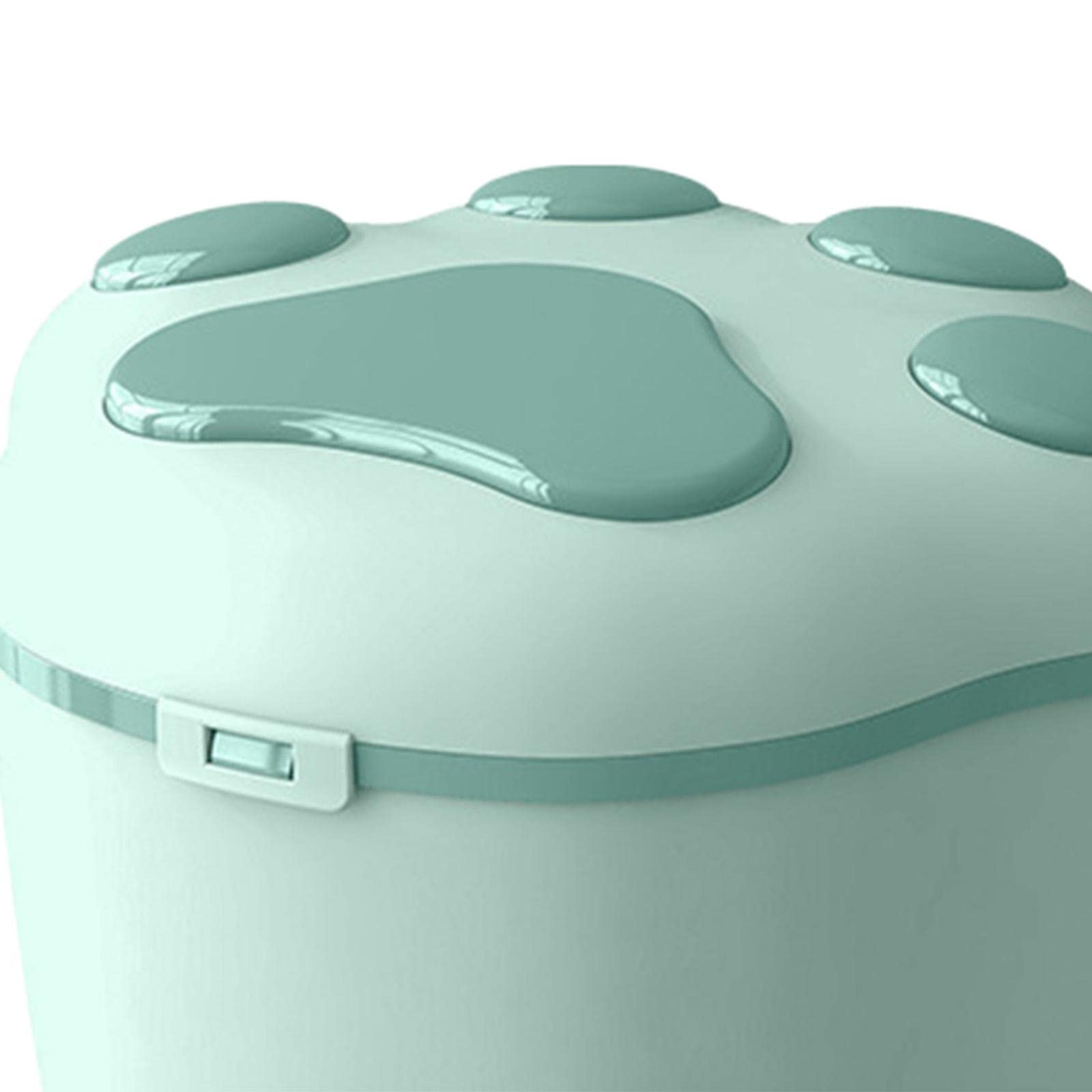 10KG Airtight Dog Food Storage Container with Lid - Large Pet Food Dispenser for Dry Kibble, Cereal, Rice - BPA-Free Plastic, Green - Perfect for Kitchen, Pantry & Pet Feeding Areas
