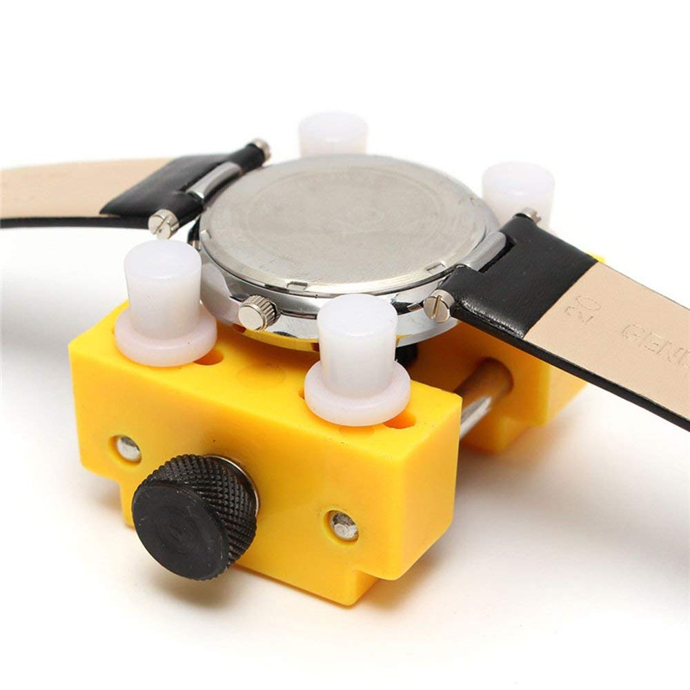 Professional Watch Repair Tool Kit - Small Plastic Watch Case Holder, Watch Movement Seat & Clip for Watchmakers - Perfect for Watch Repair, Maintenance & DIY Projects at Home or Workshop