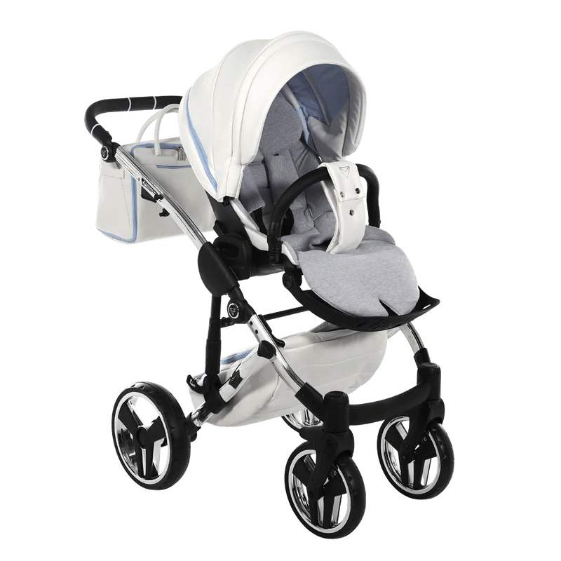 Junama Bonbon Pram Stroller - Lightweight Baby Stroller with Adjustable Canopy & Storage Basket | Perfect for Newborns, Infants & Toddlers | Ideal for Shopping, Travel & Daily Walks