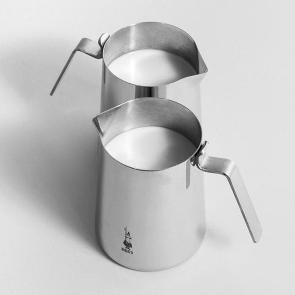 Bialetti Stainless Steel Milk Frothing Pitcher for Latte, Cappuccino & Espresso - Perfect for Home Baristas & Coffee Shops