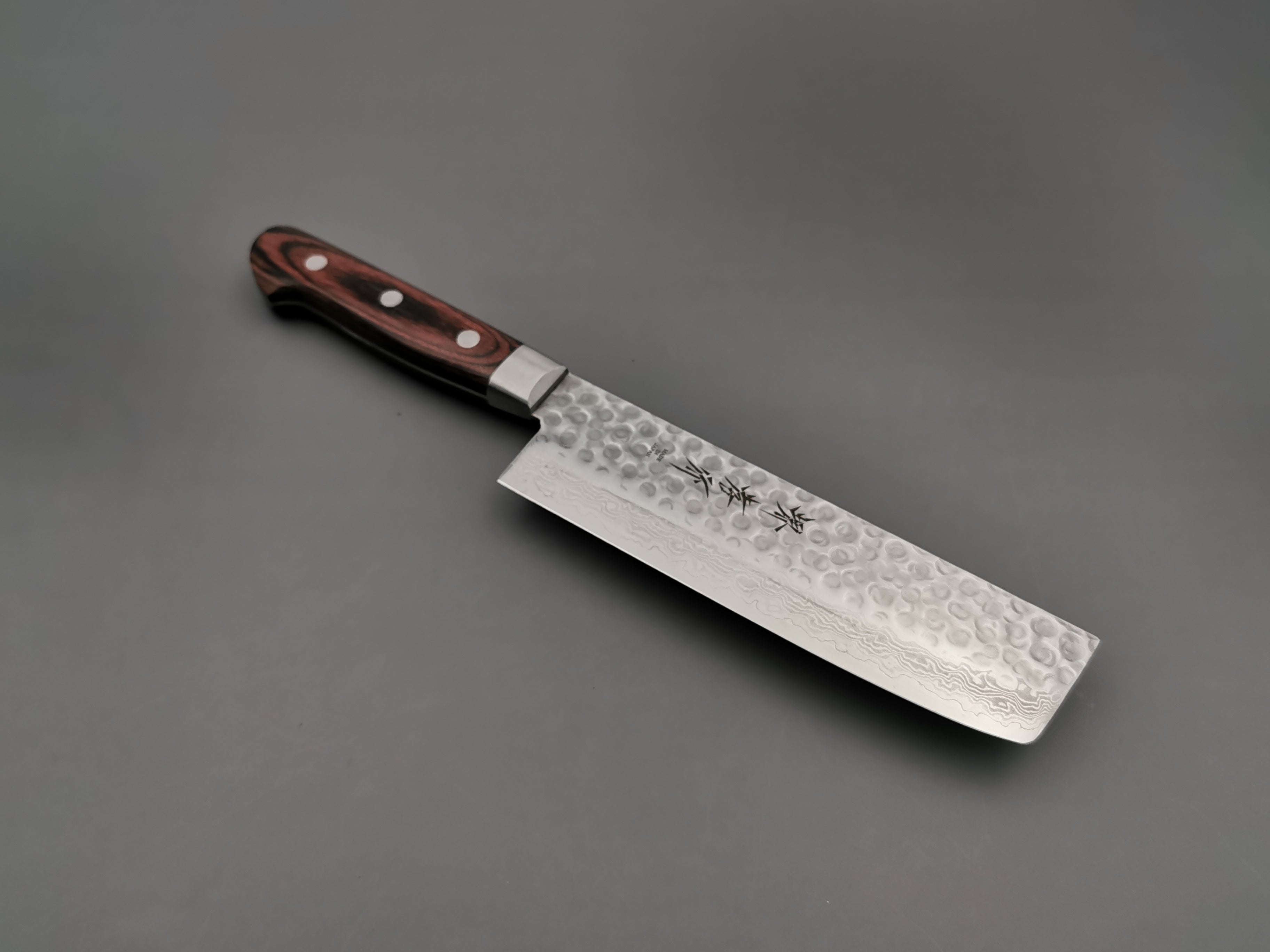 Premium Sakai Takayuki Moonlit Waves Nakiri Knife - 6.5
