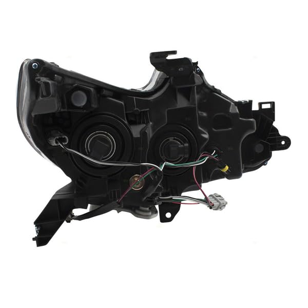 CAPA 16-18 Nissan Altima Headlight Assembly - Left Driver Side Non-LED DRL Replacement with Bulb Included | Perfect for Night Driving & Vehicle Safety Upgrades