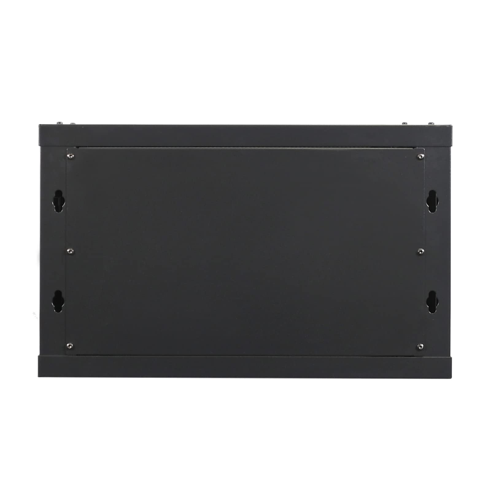 6U Professional Wall Mount Server Cabinet - 19-Inch Network Rack Enclosure with Low-Profile Design (Black) - Ideal for Data Centers, Server Rooms & Home Office Network Setup