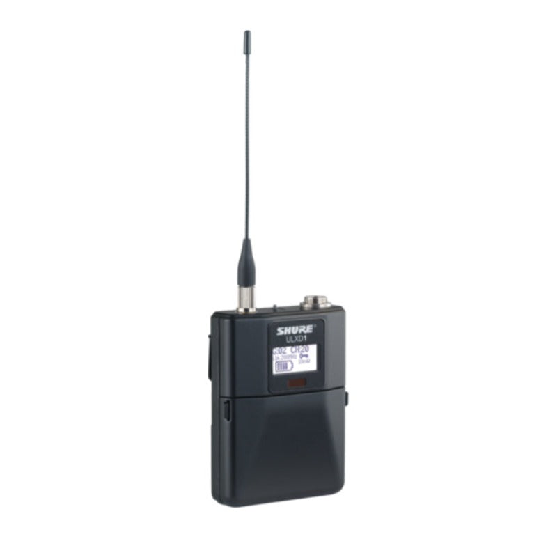 Shure ULXD1LEMO3 Digital Wireless Bodypack Transmitter with LEMO3 Connector - Professional Wireless Mic System for Live Performances, Broadcast & Studio Recording