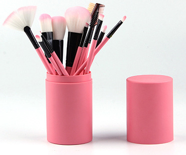 12-Piece Professional Makeup Brush Set for Face & Eye - Soft Synthetic Bristles, Vegan & Cruelty-Free - Perfect for Foundation, Blending, Contouring & More