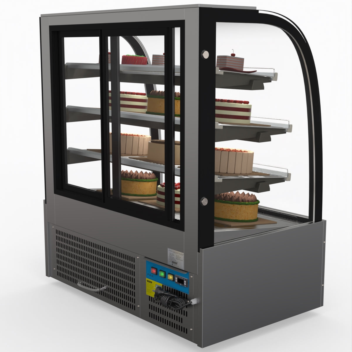 Bonvue SL840 Commercial Refrigerated Display Case - Perfect for Delis, Bakeries & Cafes to Showcase Fresh Food