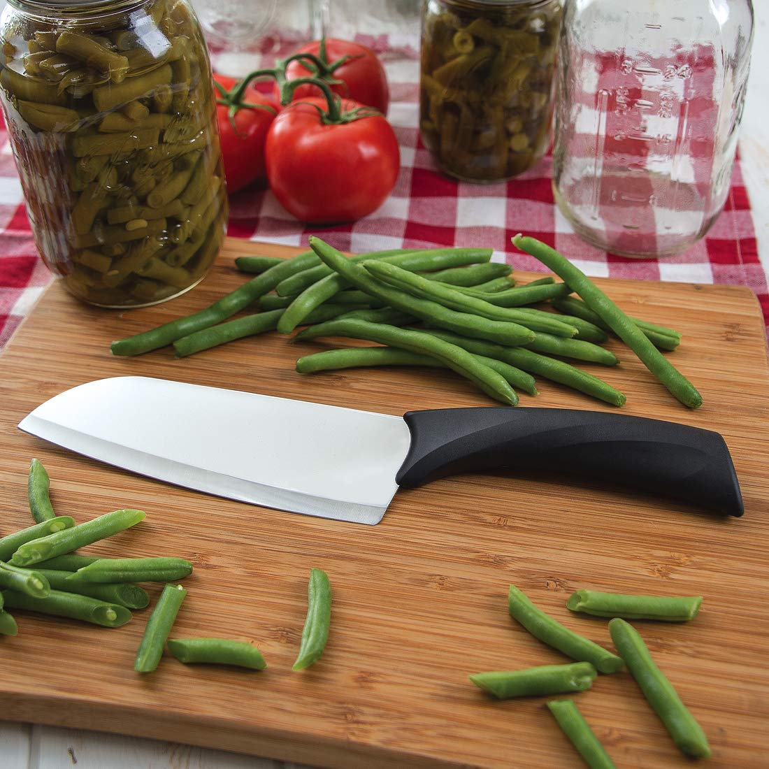 Rada Cutlery Anthem Series 8-inch Chef Knife Set of 2 - Ergonomic Black Handle Kitchen Knives for Professional Cooking & Meal Prep - Perfect for Home Chefs, Restaurants & Culinary Gifts