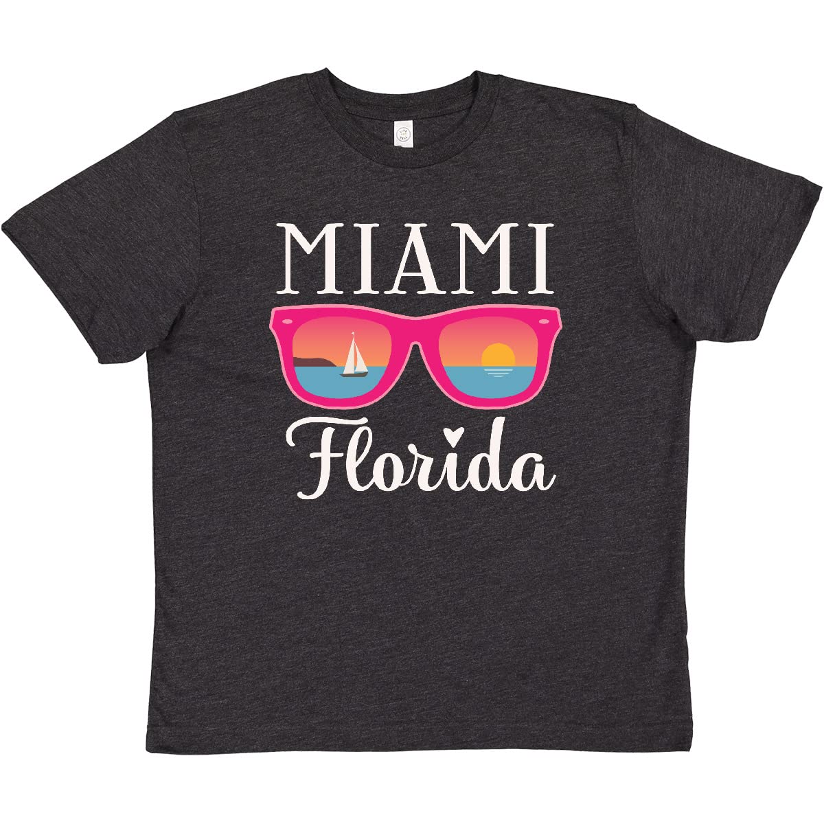 Inktastic Miami Florida Vacation Beach Trip Youth T-Shirt - Cool Graphic Tee for Boys & Girls - Perfect for Summer Travel, Beach Outings & Family Vacations