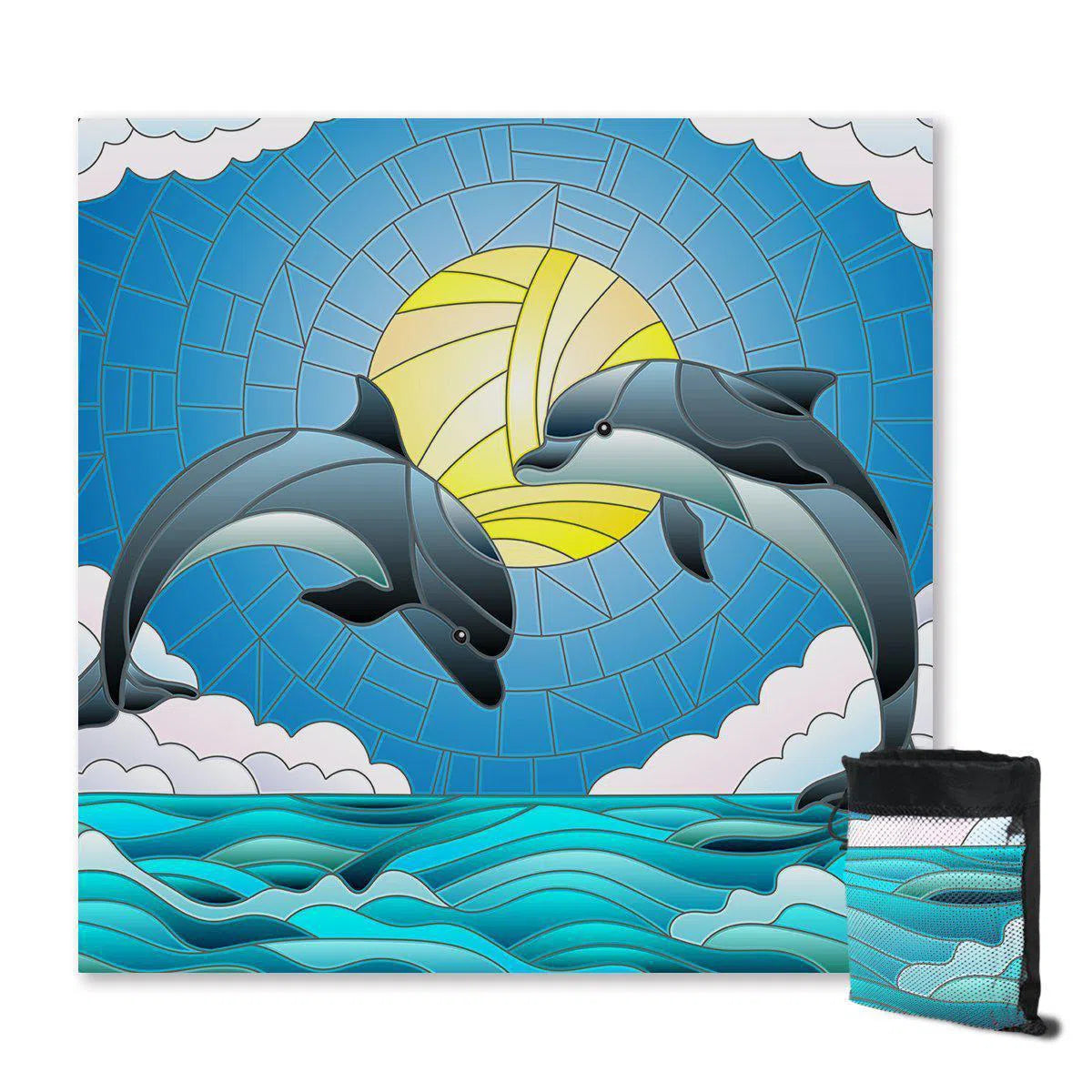 Premium Sand-Free Quick Dry Beach Towel - Super Absorbent & Lightweight for Swimming, Pool, Yoga & Outdoor Activities