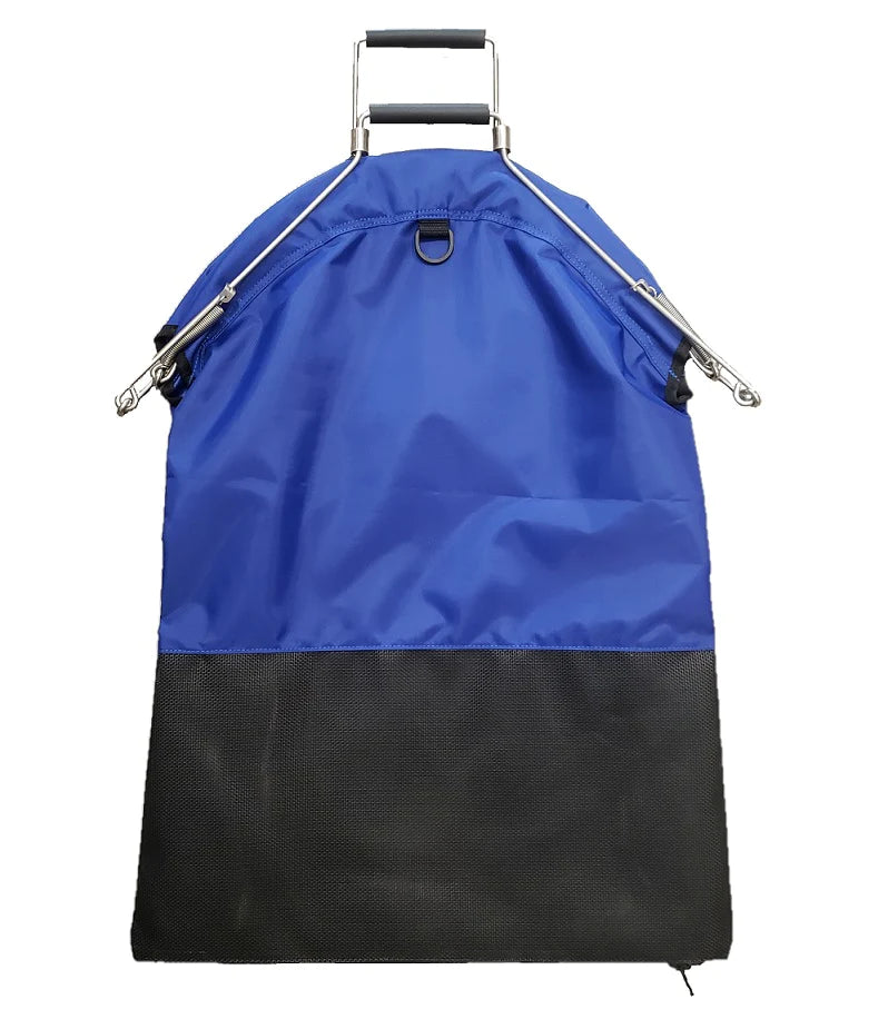 Spear Pro Heavy Duty One Handed Lobster Bag 20x25 Inches - Durable Blue Fishing Net for Crabbing, Shrimping & Seafood Harvesting - Perfect for Commercial & Recreational Fishing