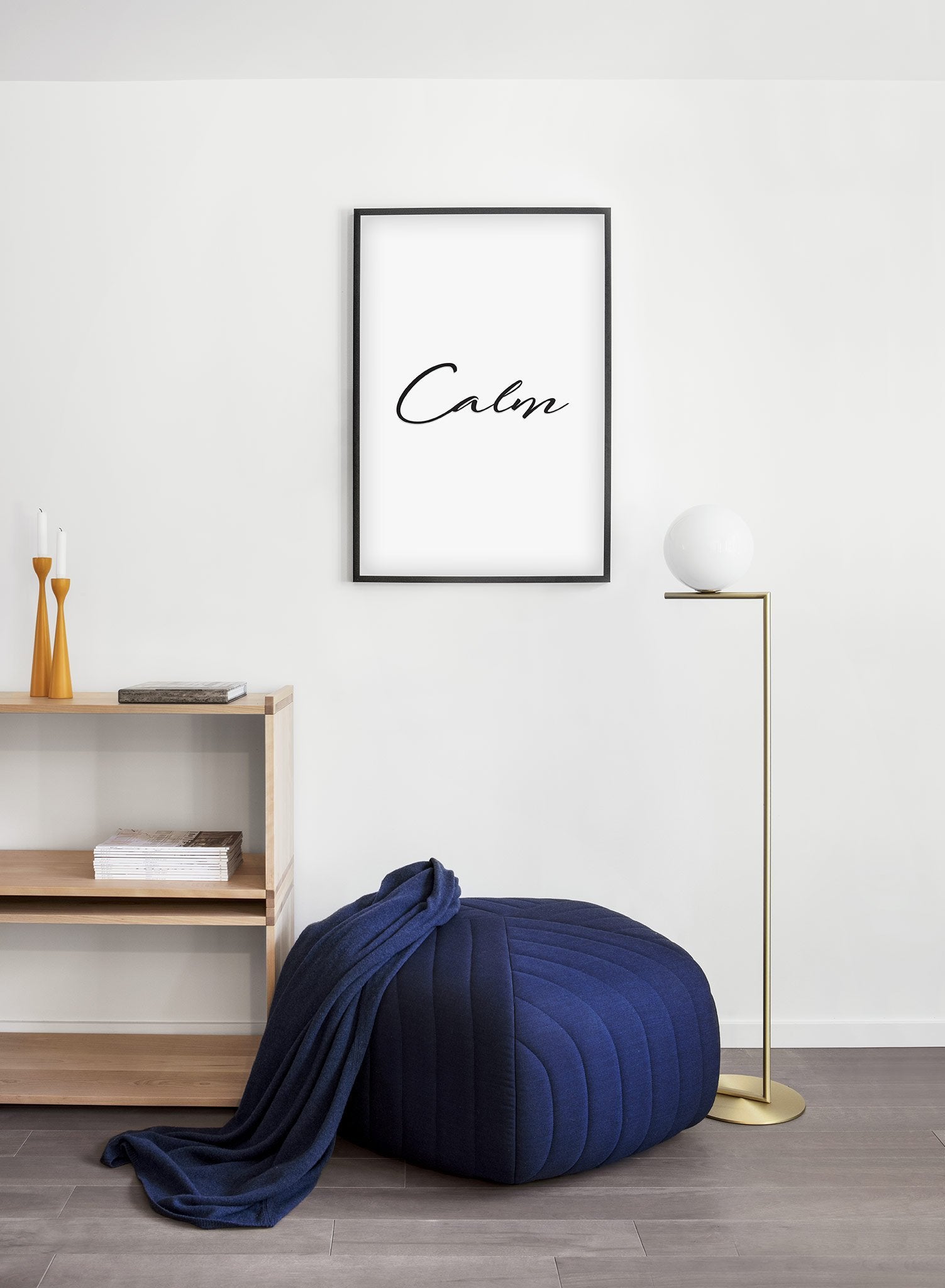 Calm Poster - Mindfulness & Relaxation Wall Art for Stress Relief - Perfect for Home, Office, Yoga Studio & Meditation Space