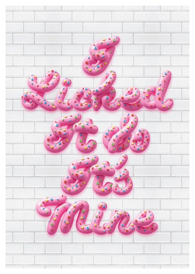 I Licked It Icing Print - Edible Cake Decorating Gel for Birthday & Wedding Cakes - Perfect for DIY Baking, Dessert Topping, and Party Treats