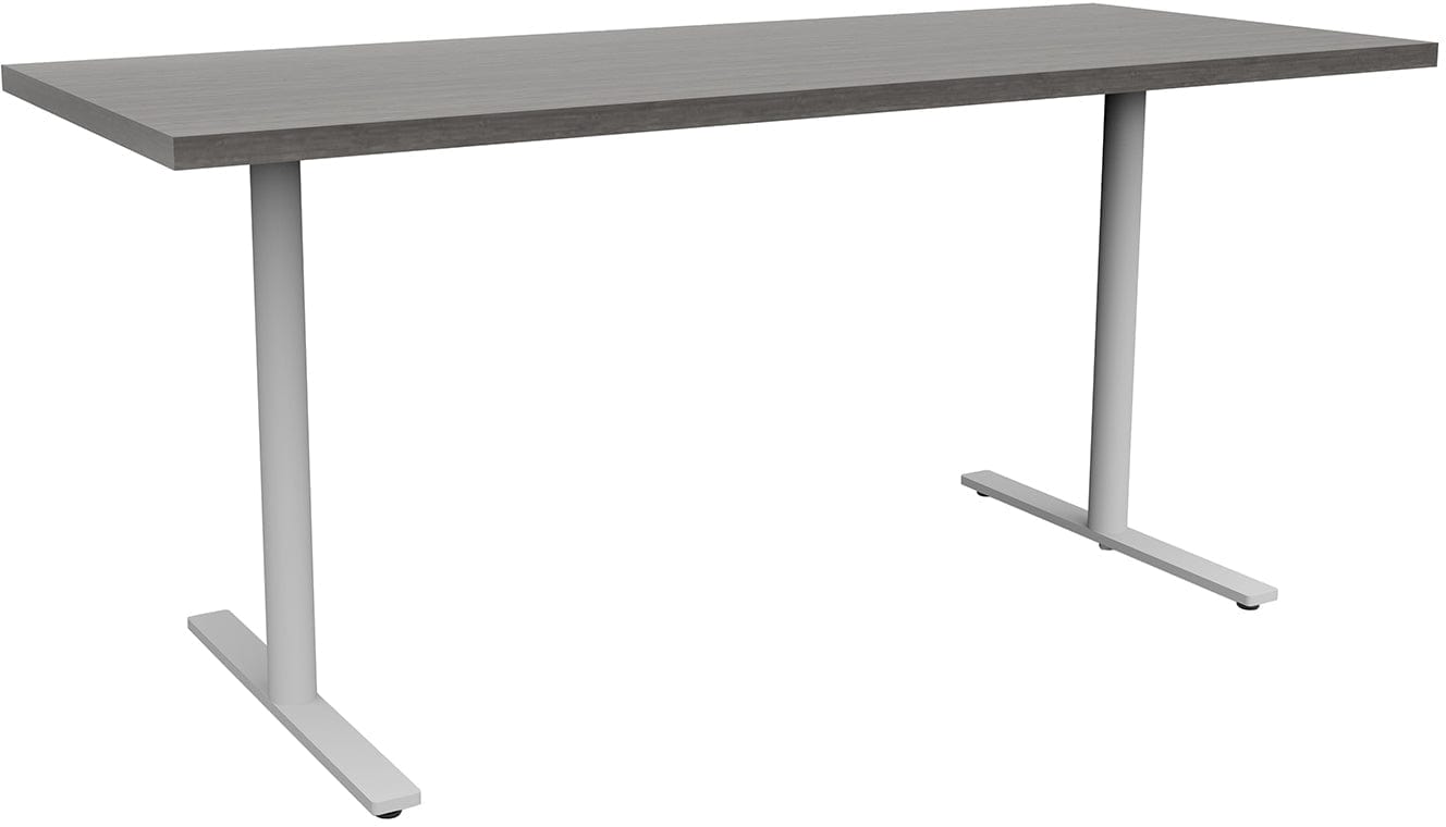Safco JURNI 60 x 24 Inch Multi-Purpose Table with T-Leg Base and Glides - Perfect for Office, Classroom, Conference Room, and Home Use [JN6024NFXTGL]