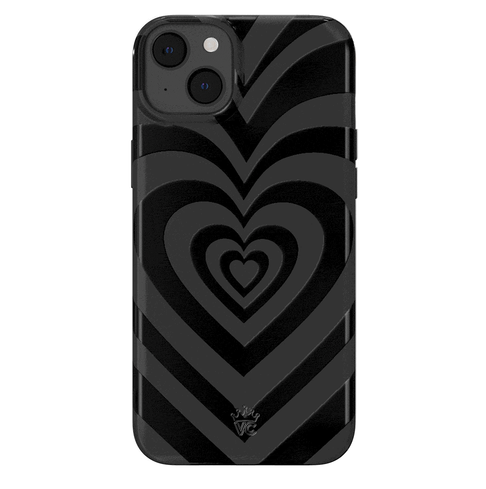 Sweethearts Noir iPhone Case - Trendy Protective Cover for iPhone 13/14/15 Pro Max - Slim Shockproof Phone Case with Stylish Design - Perfect for Everyday Use, Travel & Gifting