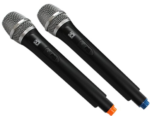 Mr DJ MICVHF-8500 Professional Wireless Microphone System - Ideal for Karaoke, Live Performances & Public Speaking