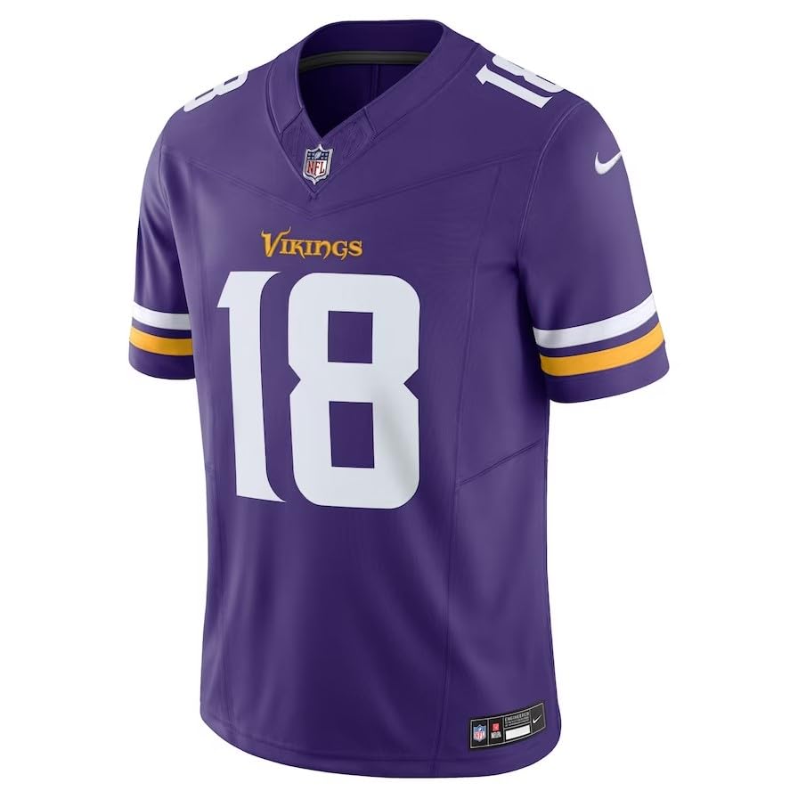 Authentic Youth NHL Jefferson Purple Hockey Jersey - Official Vikings Team Apparel for Kids | Perfect for Game Day, Sports Events & Fan Gear