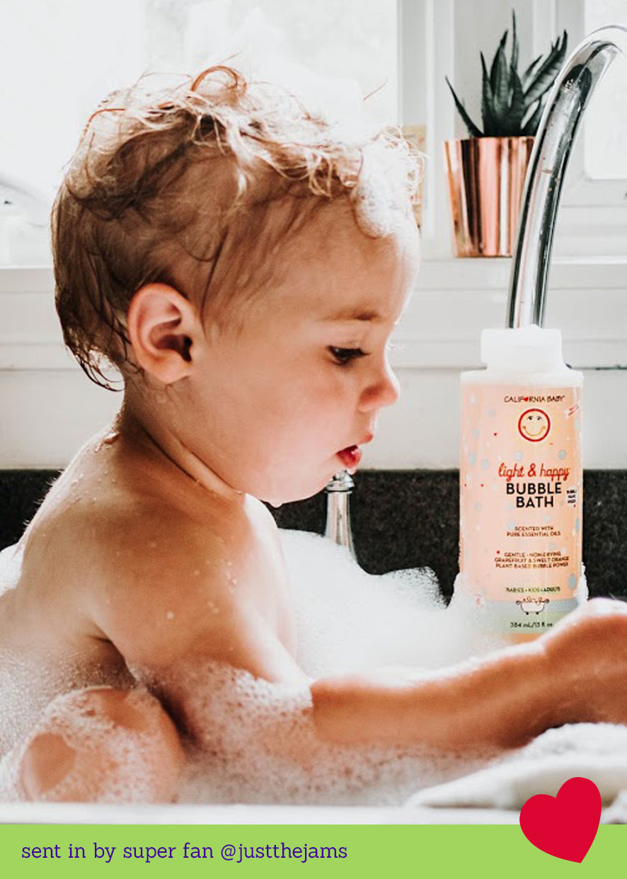 Light & Happy™ Bubble Bath - Relaxing & Moisturizing Bath Soak for Stress Relief & Self Care | Perfect for Spa Nights, Gift Sets & Luxury Bath Time