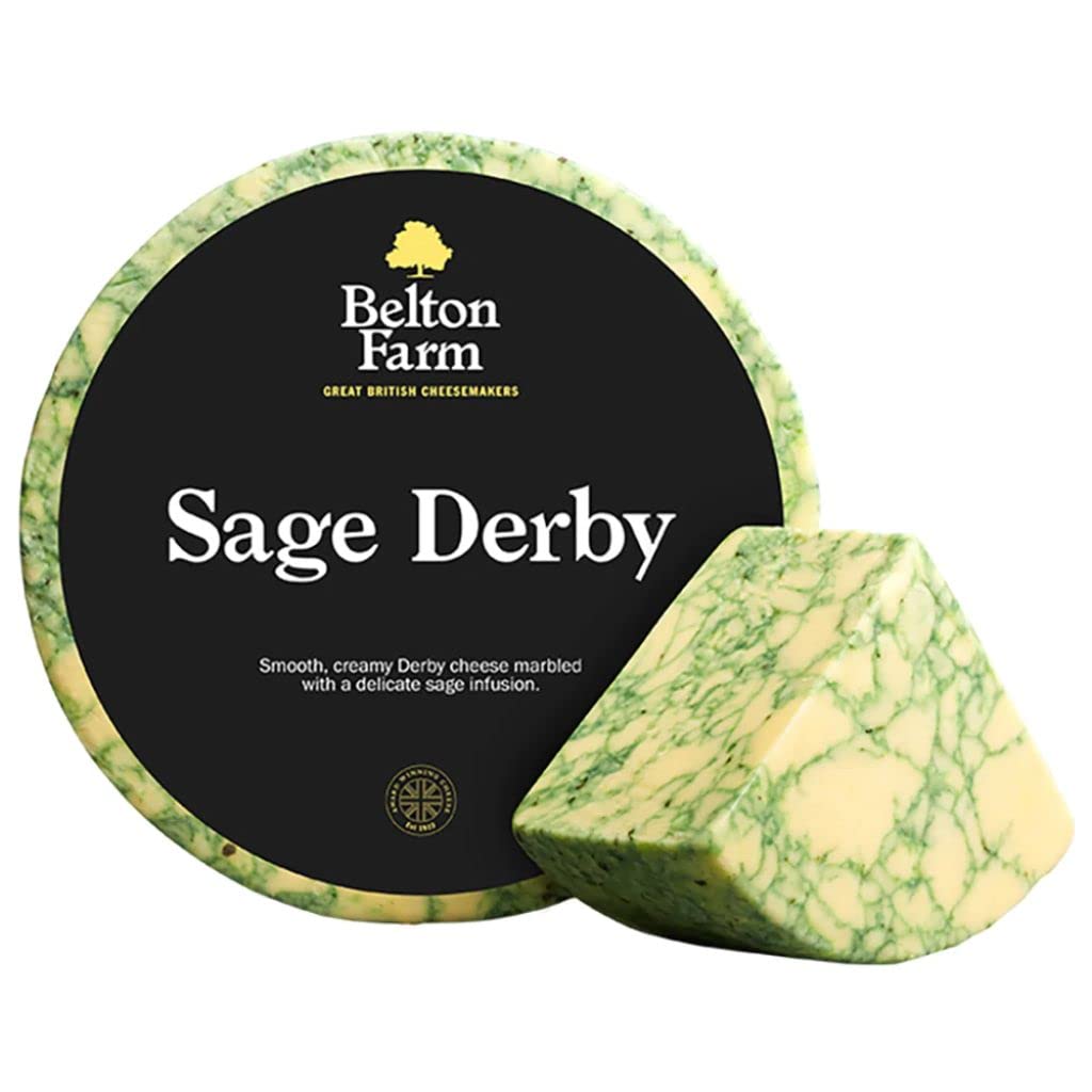 Premium British Cheese Gift Box - 4 Artisan English Cheeses: Aged Cheddar, Stilton Blue, Derby & Cotswold | Gourmet Cheese Platter for Wine Pairing, Charcuterie Boards & Holiday Gifting