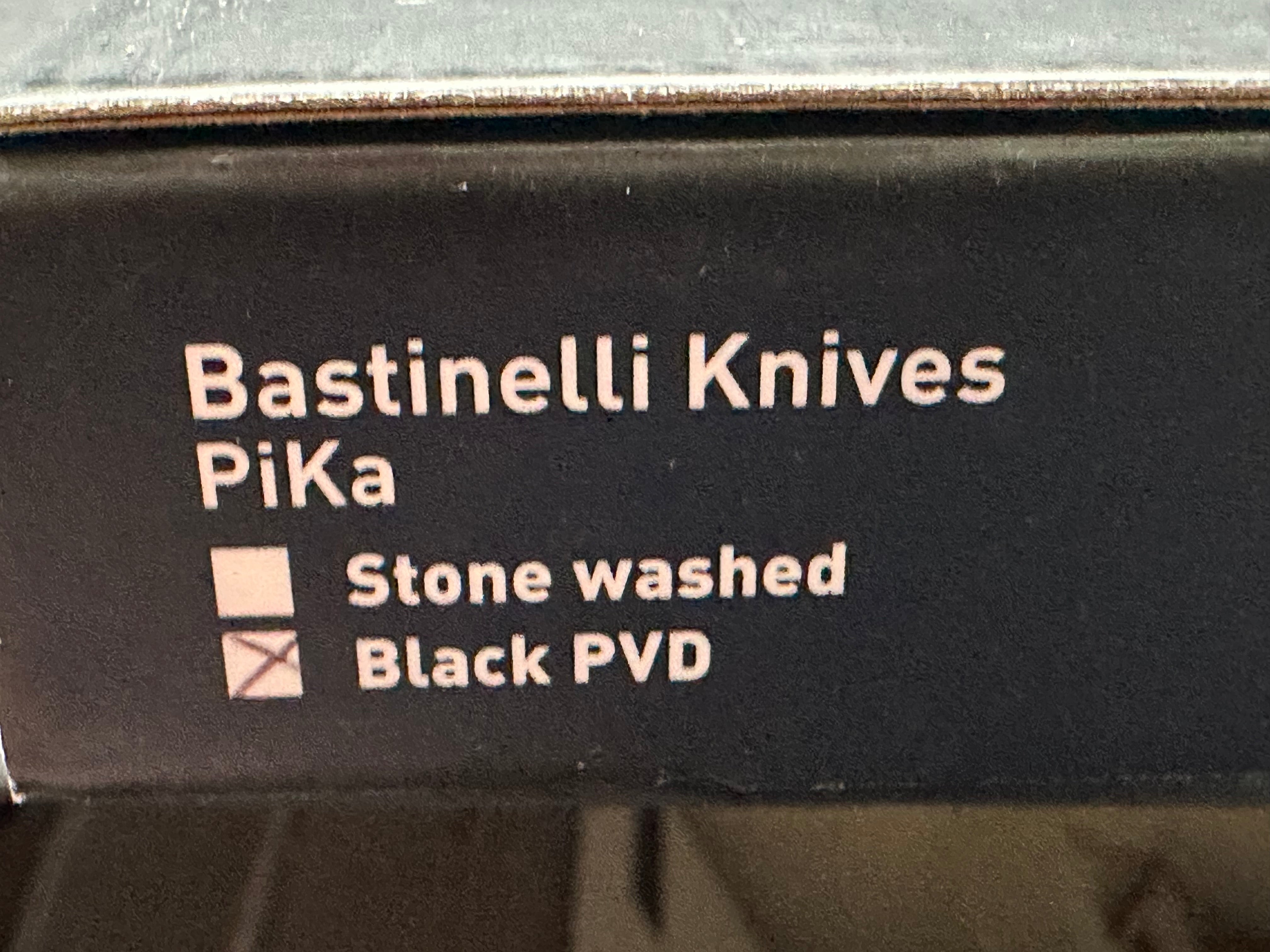Bastinelli Pika Black Fixed Blade Karambit Knife - Tactical Self Defense, Outdoor Survival, and Camping Utility Tool