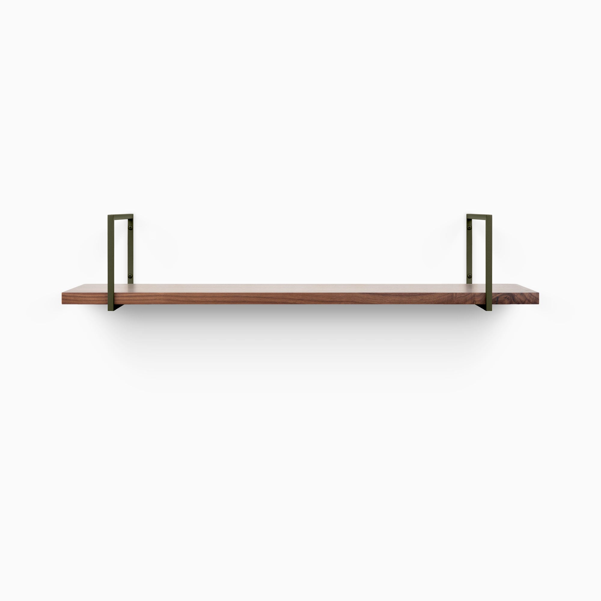 Handmade Walnut Wood Floating Wall Shelf - Rustic Home Decor for Living Room, Bedroom, or Bathroom Storage