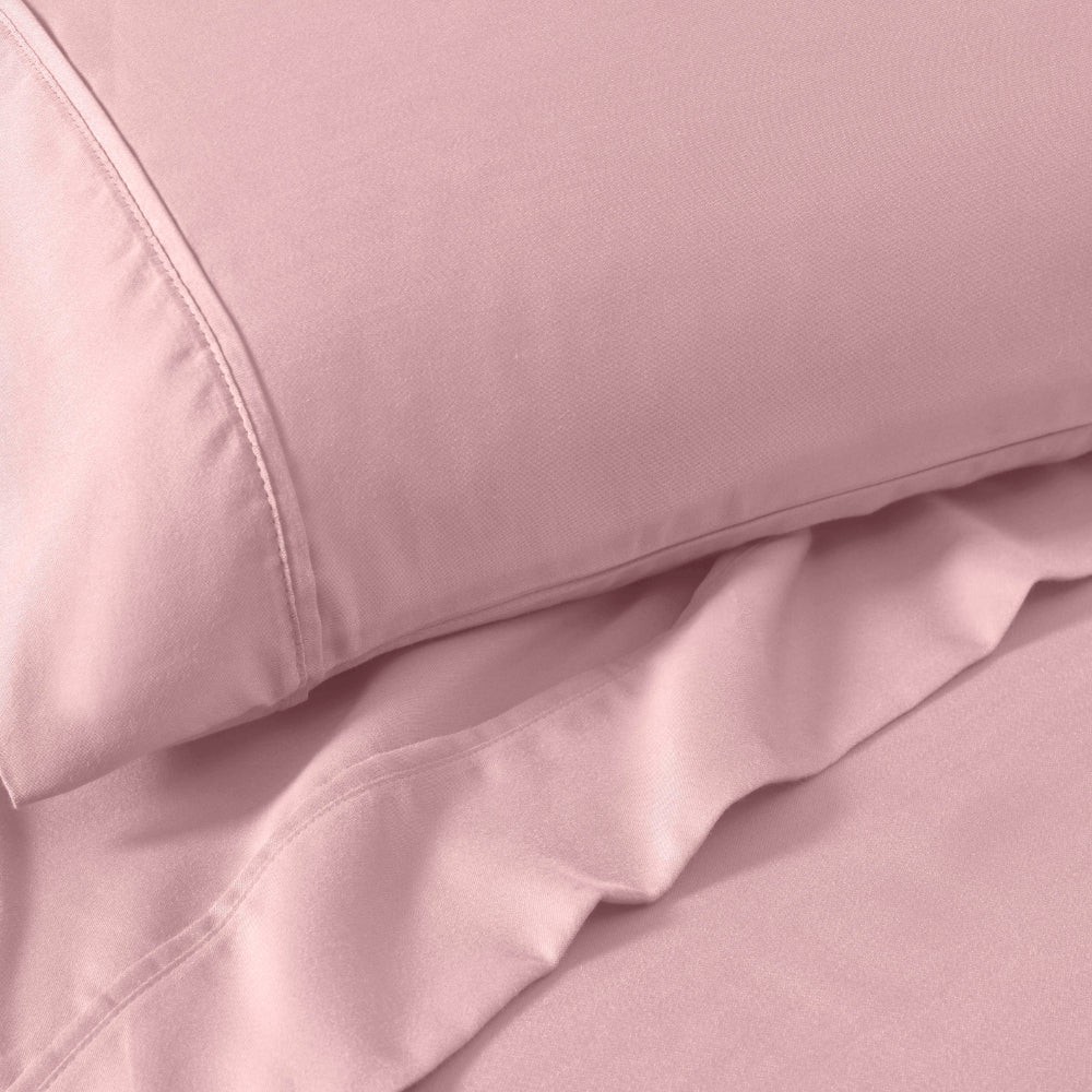 Premium 1200 Thread Count Cotton Blend 2-Piece Solid Pillowcase Set - Ultra Soft Bedding for Luxury Hotels & Home Decor
