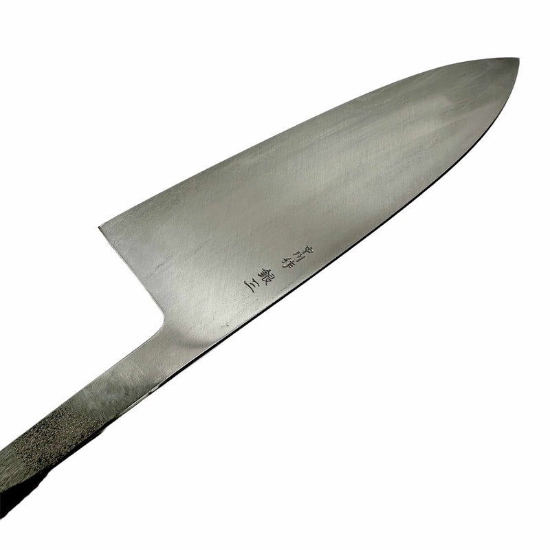 Premium NAKAGAWA HAMONO Silver #3 Mirror Polish Deba Knife 210mm - Japanese Chef Knife for Sushi, Fish Filleting & Professional Kitchen Use