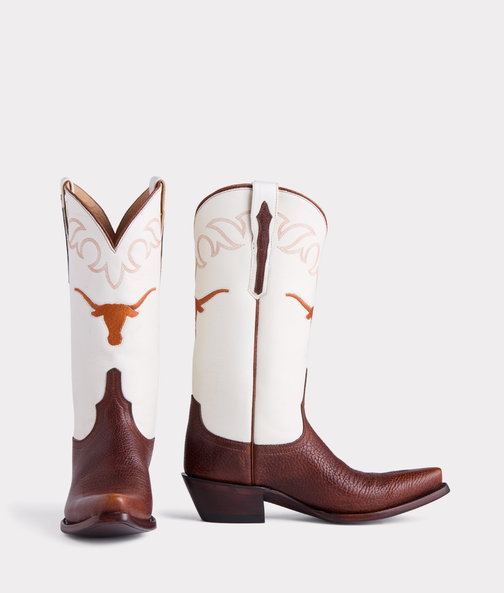Lucchese x Texas 40 Acres Women's Cowboy Boots in Chocolate Brown - Perfect for Western Rides, Country Music Festivals & Casual Outfits