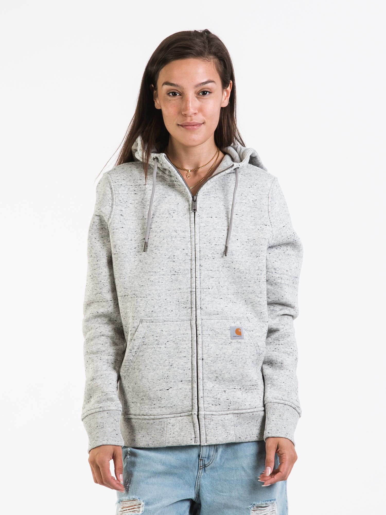 Carhartt Men's Full Zip Sweater Hoodie - Heavyweight Fleece Lined Jacket for Work & Outdoor Activities | Cold Weather Comfort & Durability | Perfect for Construction, Hiking & Casual Wear