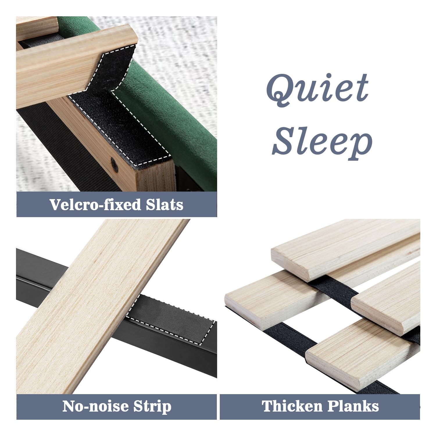 Allewie Full Size Platform Bed Frame - Velvet Upholstered Bed with Channel Tufted Headboard, Sturdy Wood Slats Support | No Box Spring Needed | Easy Assembly in Emerald Green | Perfect for Modern Bedrooms & Guest Rooms