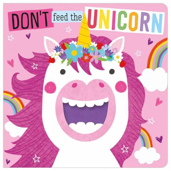 Don't Feed the Unicorn Board Book - Interactive Die-Cut Mouth Holes for Kids | Perfect for Bedtime Stories & Early Reading Fun