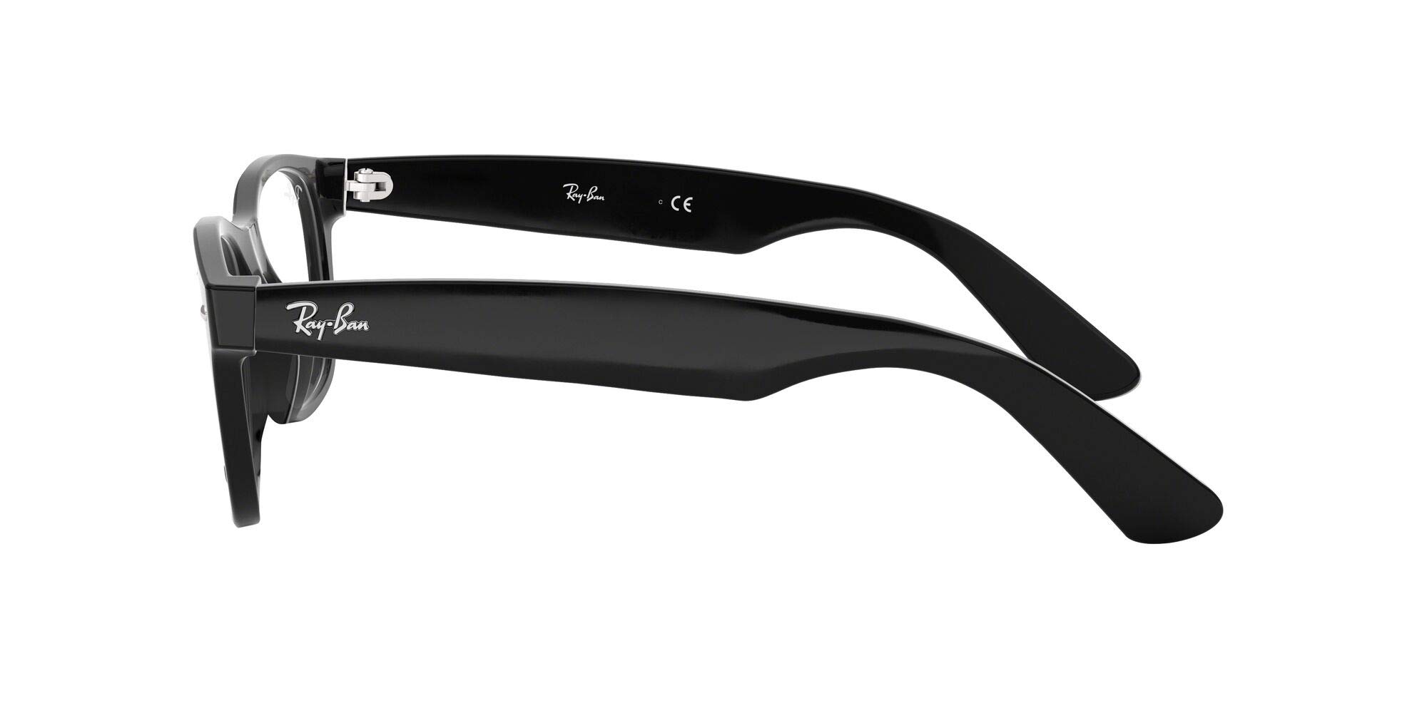Ray-Ban RX5184F New Wayfarer Low Bridge Fit Square Prescription Glasses Frames – Stylish & Comfortable for Everyday Wear, Driving, and Outdoor Activities