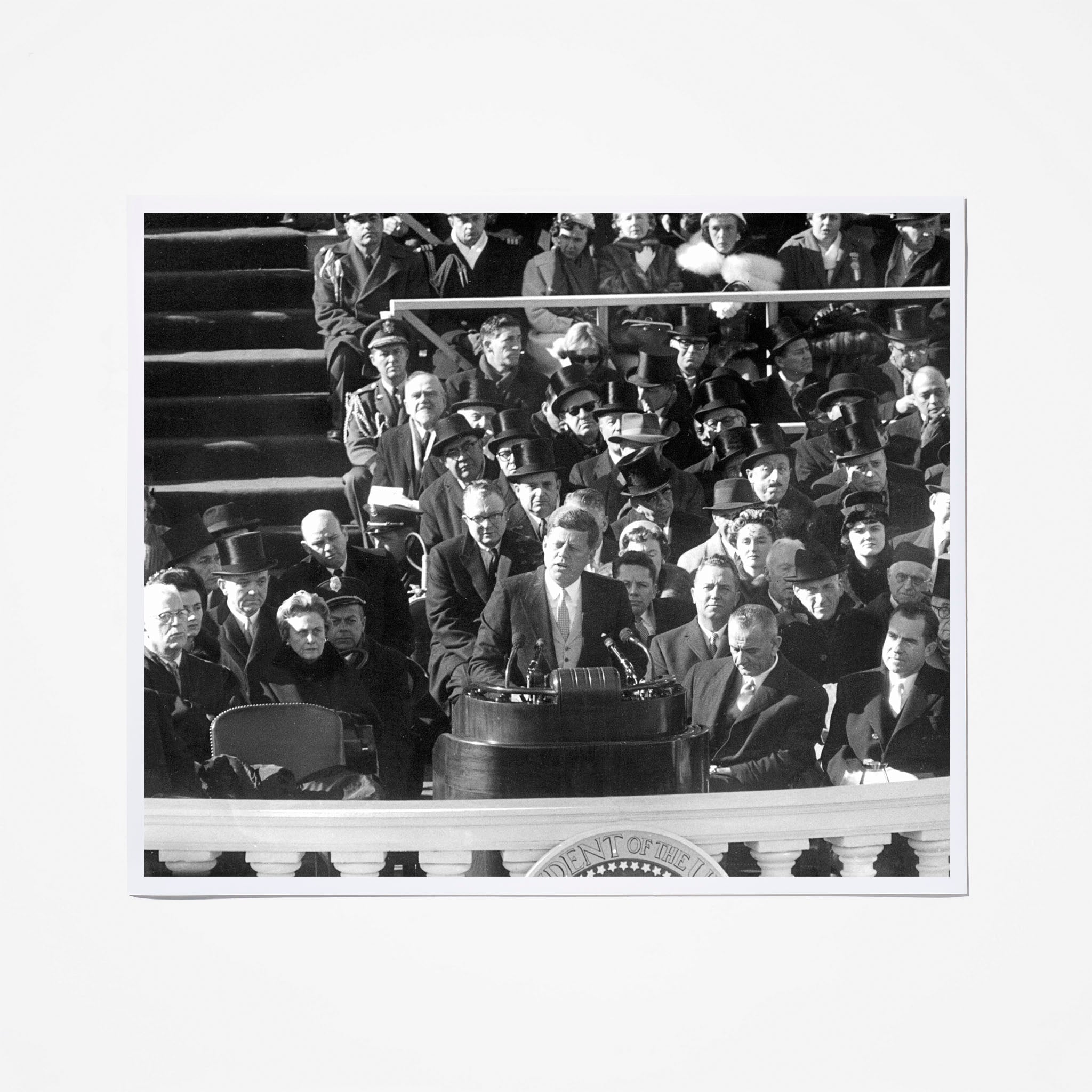 John F. Kennedy Presidential Inauguration Memorabilia - Historic 1961 Collectible Items for US History Enthusiasts & Political Collectors - Perfect for Display in Home Offices, Museums, and Educational Settings