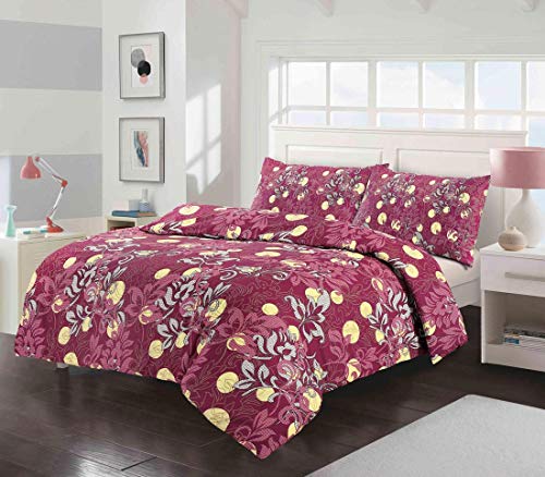 Duvet Set Red Amelia Super King