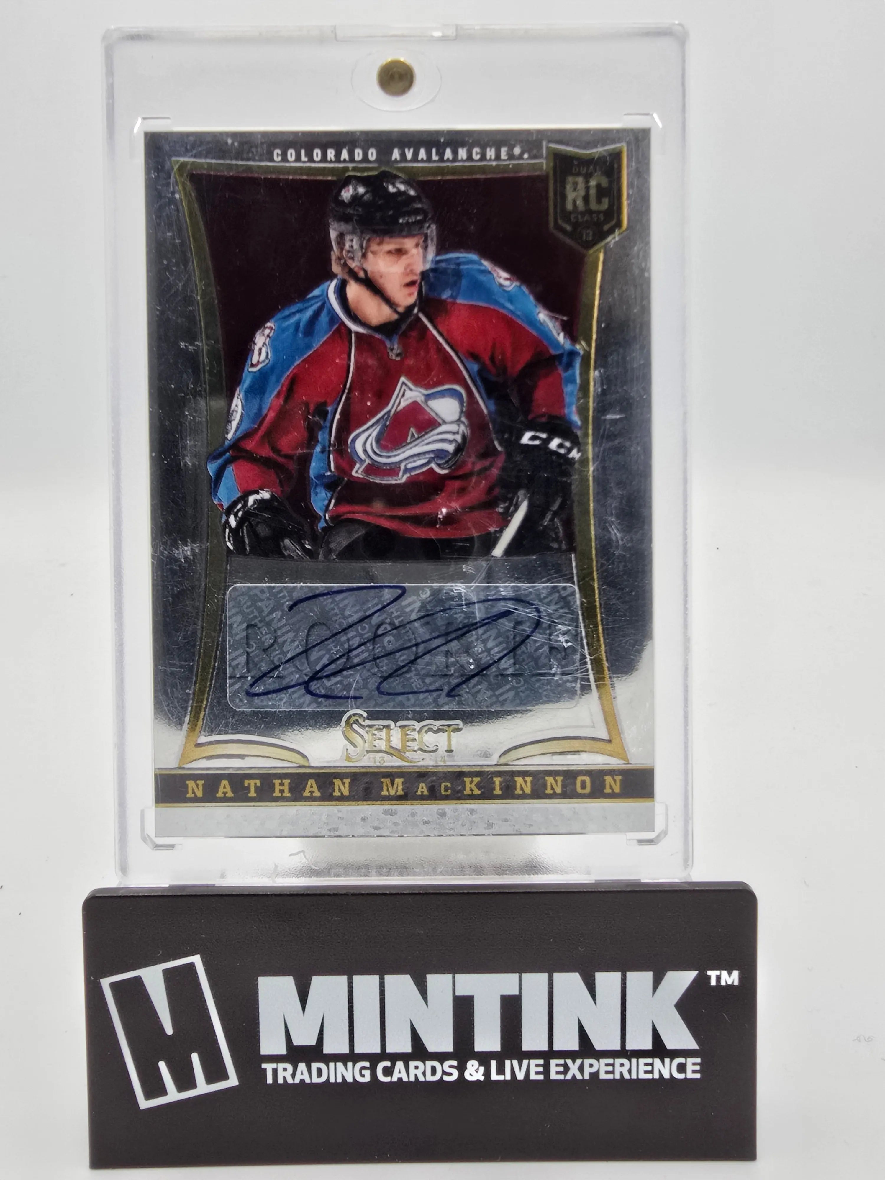 2013-14 Panini Select Hockey Nathan MacKinnon Rookie Auto #301 /999 - NHL Collectible Card for Sports Memorabilia & Trading Card Enthusiasts