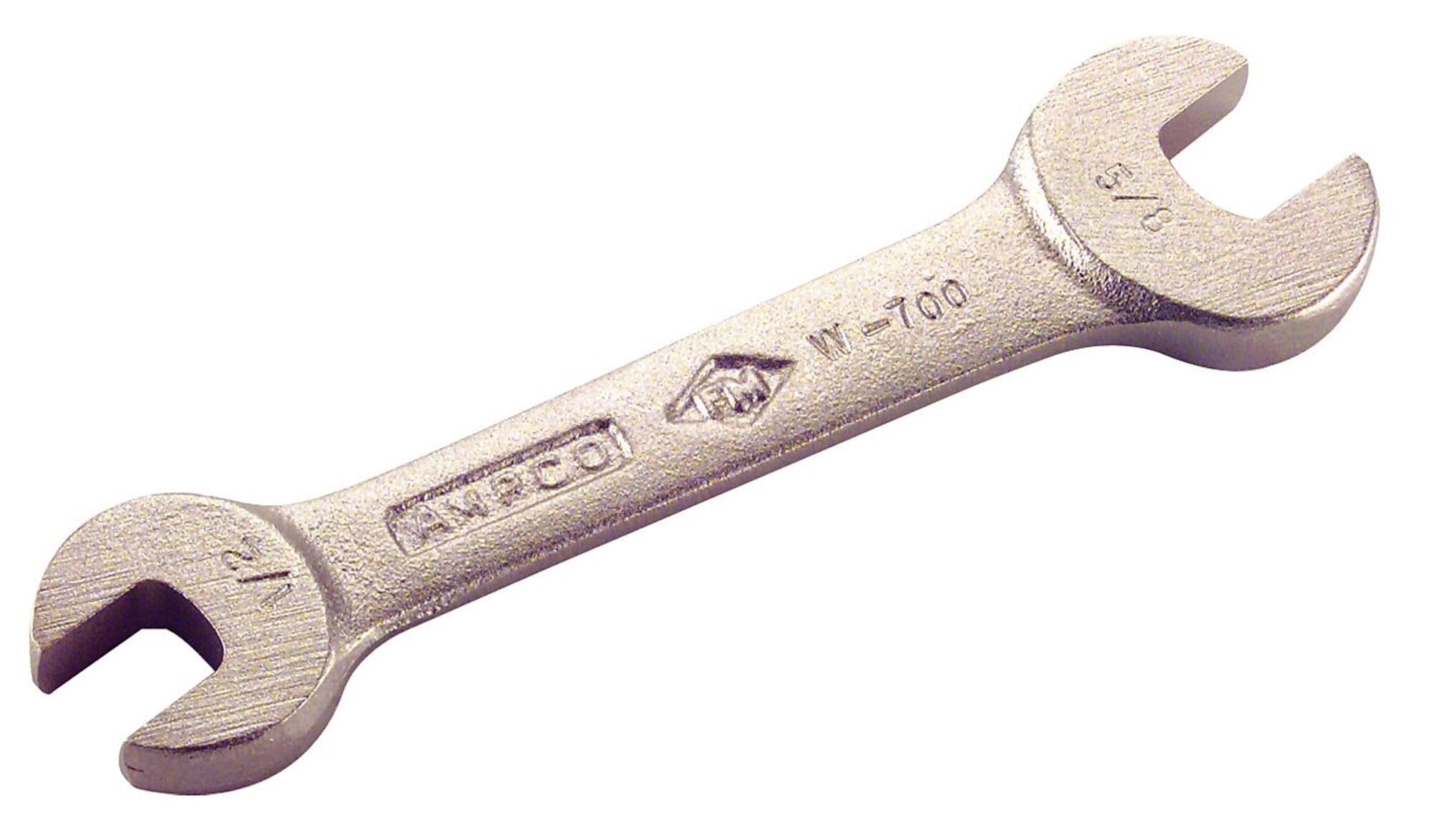 Ampco Safety Tools Non-Sparking Non-Magnetic Corrosion Resistant Double Open End Wrench 11x13mm - Ideal for Oil & Gas, Chemical Plants, and Explosive Environments