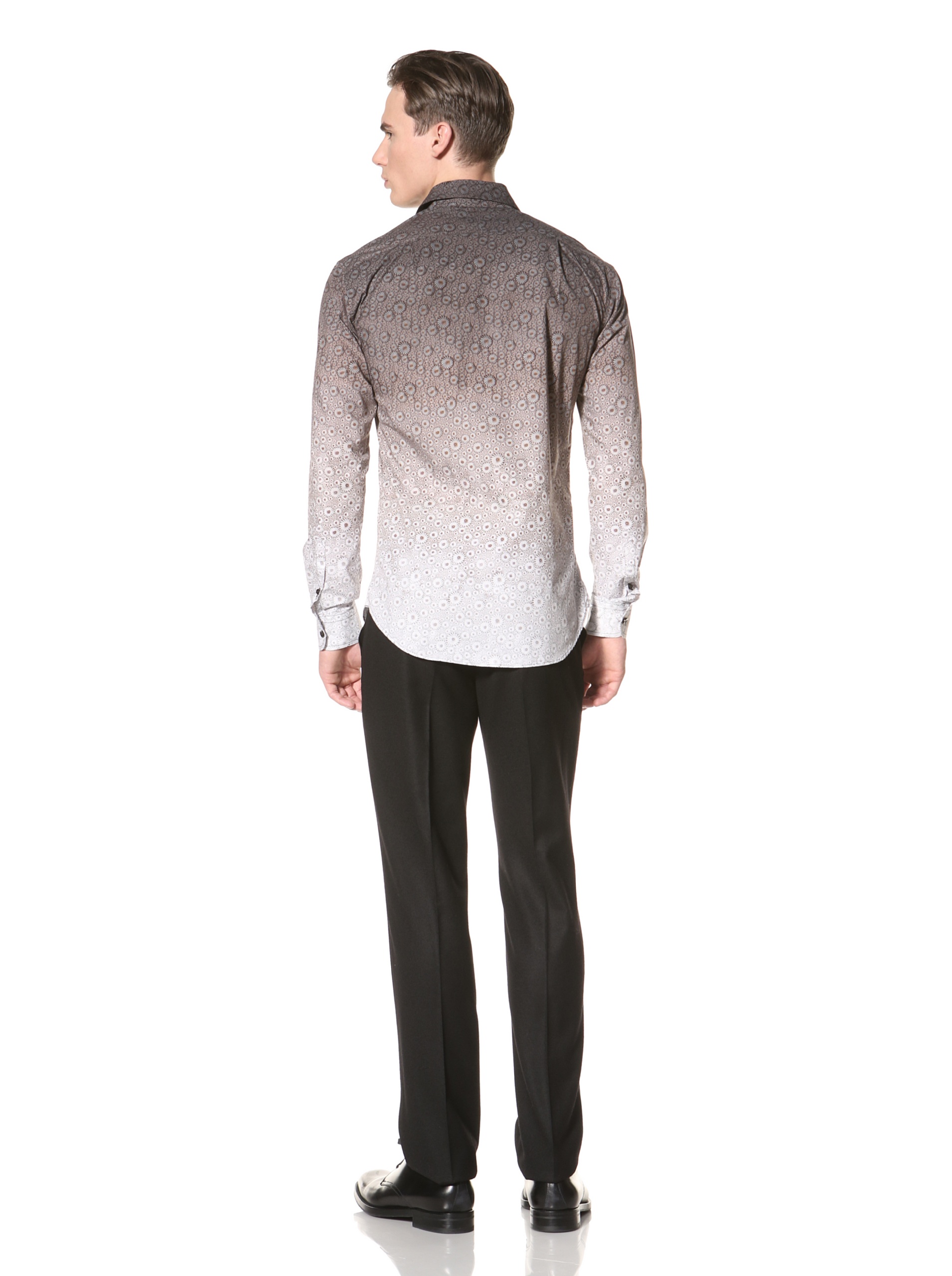 Men's Ombre Shirt - Stylish Gradient Color Casual Button Down for Men | Perfect for Office, Date Night & Summer Outfits