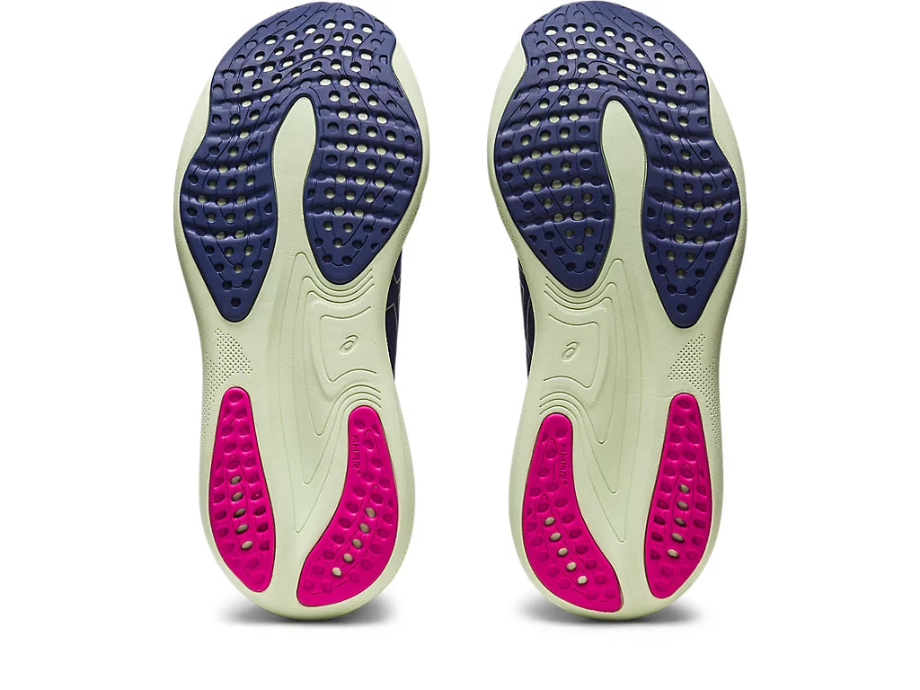 ASICS Women's GEL-NIMBUS 25 Running Shoes - Indigo Blue/Pure Silver - Premium Cushioned Road Running Sneakers for Women - Perfect for Long Distance Running, Jogging & Gym Workouts