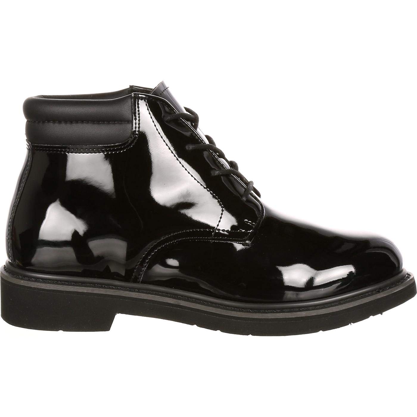 ROCKY Men's Dress Leather High Gloss Chukka Boots - Stylish & Comfortable for Business Casual, Office & Formal Occasions