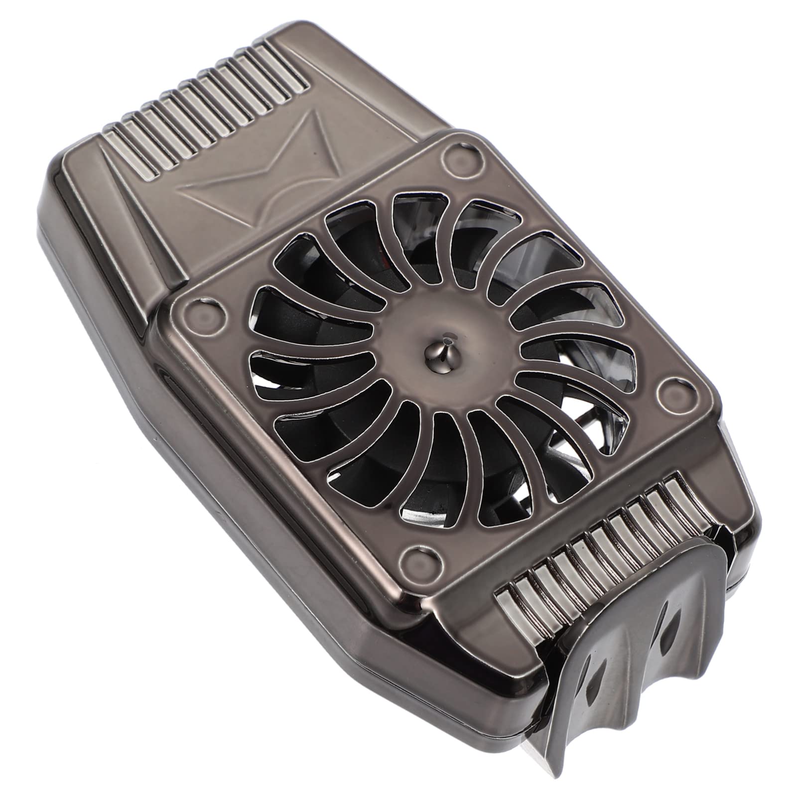 Sosoport Rechargeable Cell Phone Cooler - Portable Phone Radiator & Cooling Fan for Gaming, Video Watching - Black | Perfect for Long Gaming Sessions & HD Video Streaming