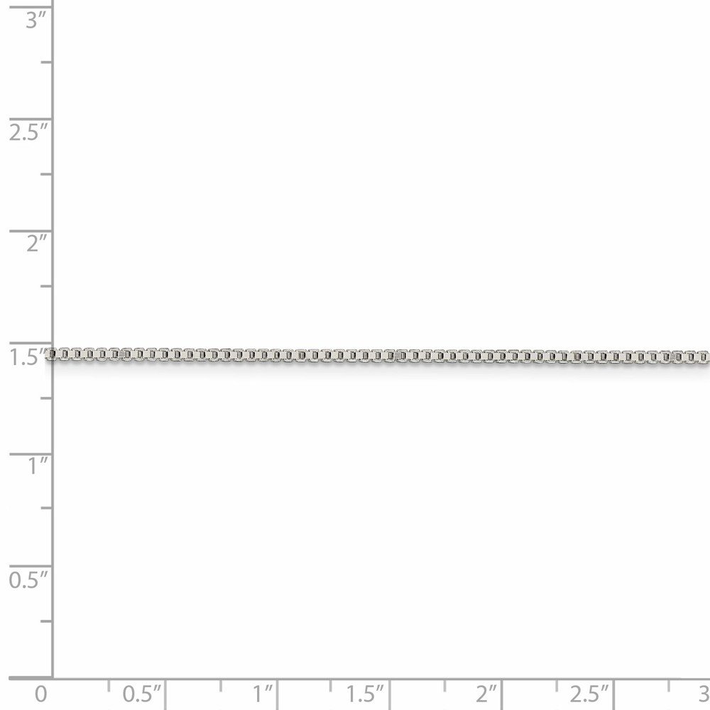 Premium 925 Sterling Silver 1.4mm Box Chain Necklace with Secure Lobster Clasp - Elegant Jewelry for Women, Perfect for Everyday Wear, Gifts & Special Occasions